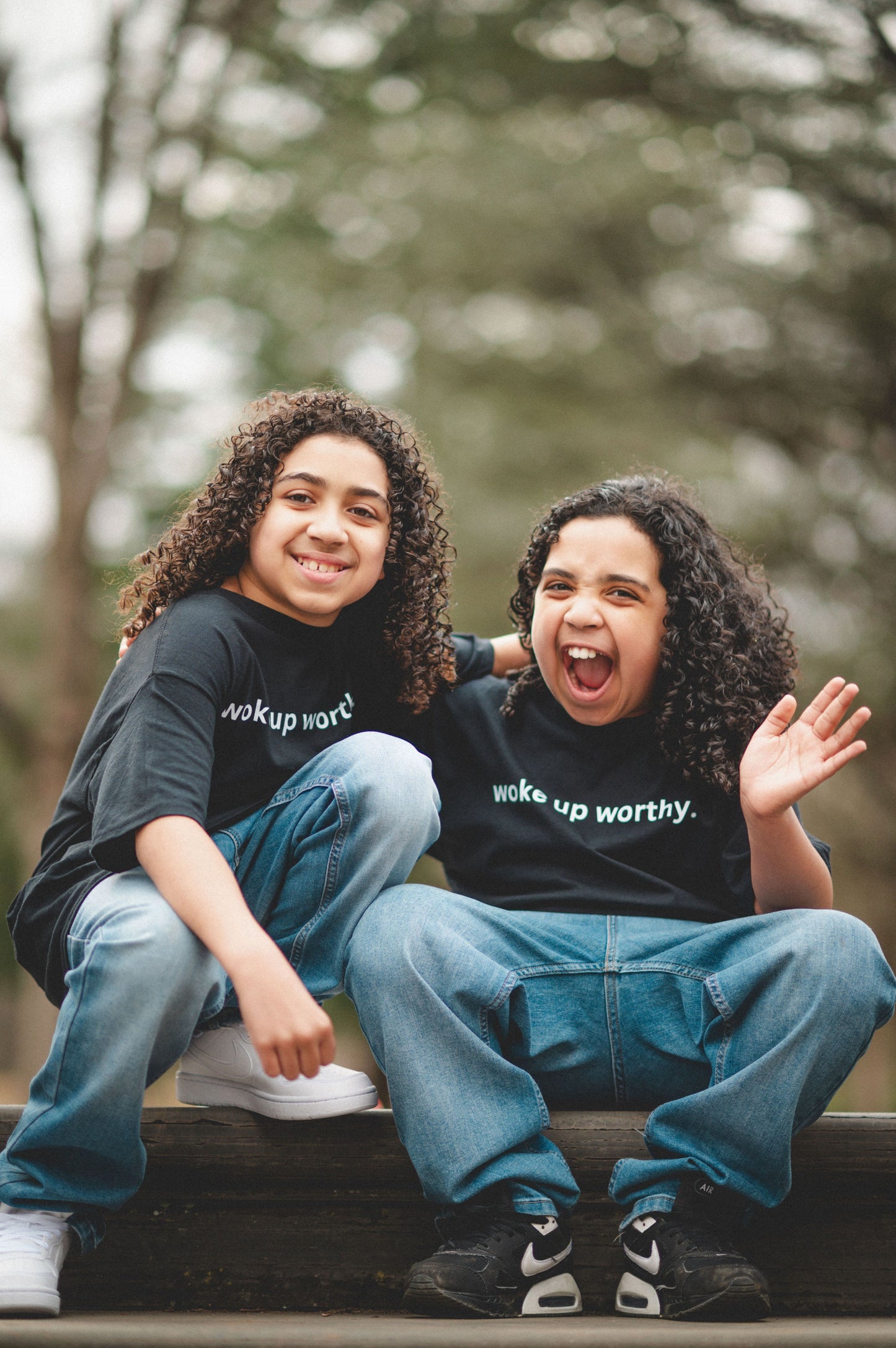 Kids Basic Black Worthy T-Shirt